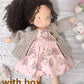 Handmade Plush Doll Golden Curly Girl Finished Product