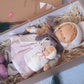 Handmade Plush Doll Golden Curly Girl Finished Product