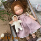 Handmade Plush Doll Golden Curly Girl Finished Product