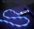 Compatible with Apple, Flowing Ligh Magnetic Streamer Data Line Cable for Iphone Android Typec