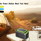 110V Camping Power Station,148Wh 200 W Solar Generator,40000mAh Emergency Power Supply Home Battery Backup For Camping