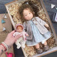 Handmade Plush Doll Golden Curly Girl Finished Product