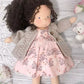 Handmade Plush Doll Golden Curly Girl Finished Product