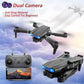 The E99 Dual-camera Drone With Two Batteries Has The Function Of Altitude Hold Mode. Thanks To The Dual Lenses, It Is Able To Fly Stably.