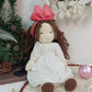 Handmade Plush Doll Golden Curly Girl Finished Product