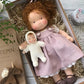Handmade Plush Doll Golden Curly Girl Finished Product