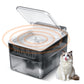 Wireless Charging Battery Driven 304 Stainless Steel Cat Automatic Induction Pet Water Fountain