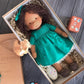 Handmade Plush Doll Golden Curly Girl Finished Product