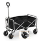 Silver Frame Oxford Cloth Garden Folding Cart