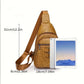 Men's And Women's Retro Leather Crossbody Bag Chest Bag