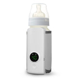 1Pc Portable Bottle Warmer Baby Milk Warmer Milk Formula Warmer For Travel With 6 Heating Levels USB Rechargeable Keep Milk Warm For 5 Hours No Bottle Included