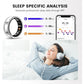 2025 New Smart Ring For Women Luxury Elegant Diamond Ring With Visible Tech Core Heart Rate Sleep Tracker Fitness Health Monitor IP68 Waterproof  Compatible