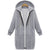 Hooded Long Sleeve Sweater Fleece Long Jacket