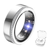 2025 New Smart Ring For Women Luxury Elegant Diamond Ring With Visible Tech Core Heart Rate Sleep Tracker Fitness Health Monitor IP68 Waterproof  Compatible