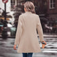 Women's Winter Overcoat Lapel Collar Single Breasted Outerwear Long Pea Coat