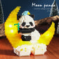 1288PCS Moon Panda Building Block Sets With LED Light, Mini Blocks Building Sets For Adults, Animal Night Lamp, Panda Night Light, DIY Bricks Gift For Adults