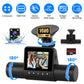 1Pc 360 Degree View FHD 4 Channel Dash Cam 1080P Front 480P Rear Left Right Inside Dash Camera With IR Night Vision Loop Recording Motion Detection Free 32GB MMC Card